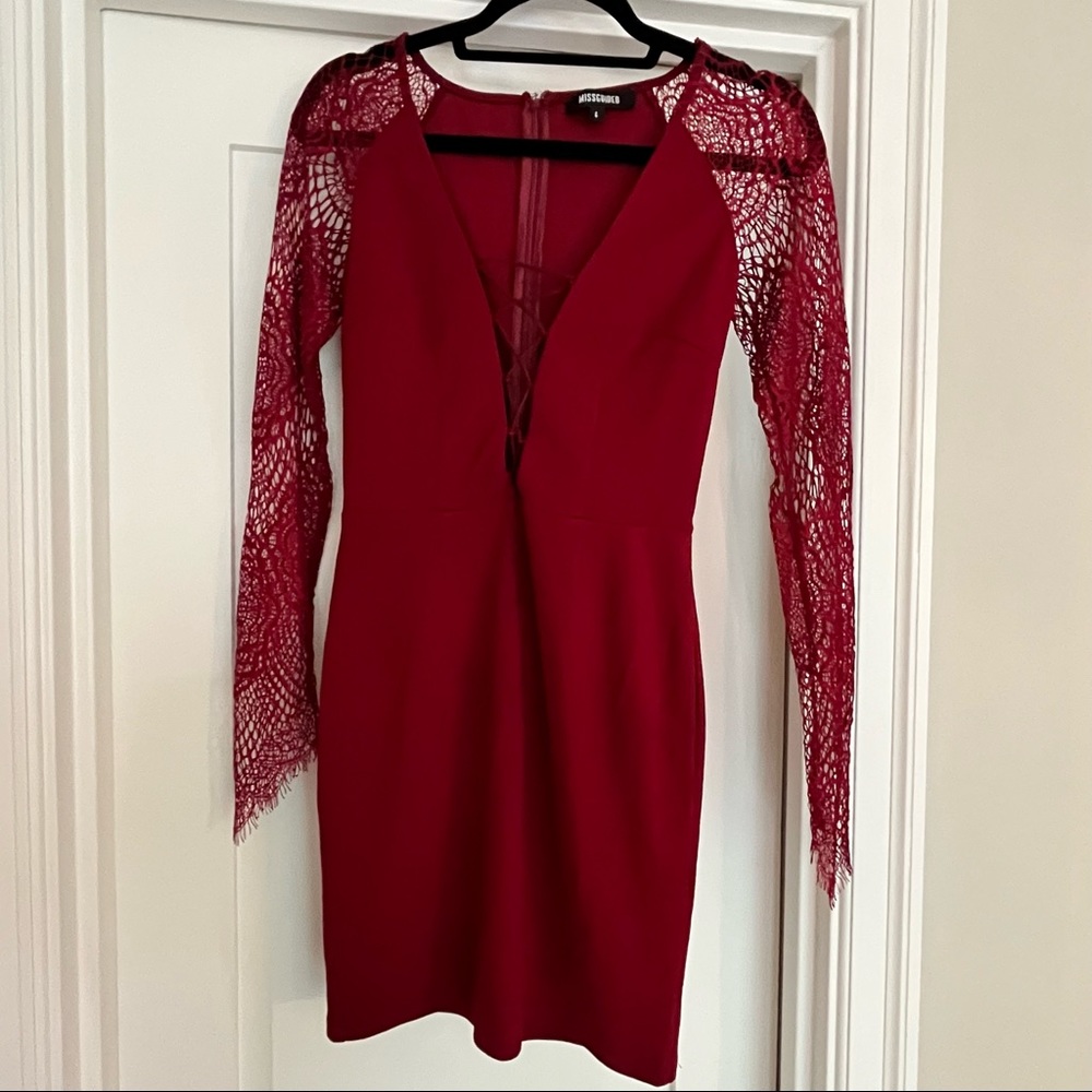 Red Burgundy dress
